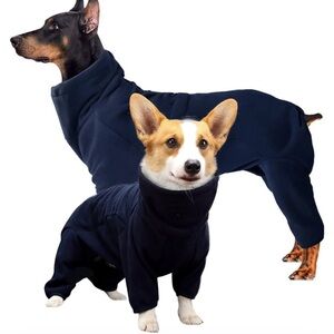 Polar fleece full body jacket for dog